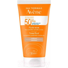 Avene Eau Thermal Солнцезащитный флюид с оттенком SPF 50+ 50 мл