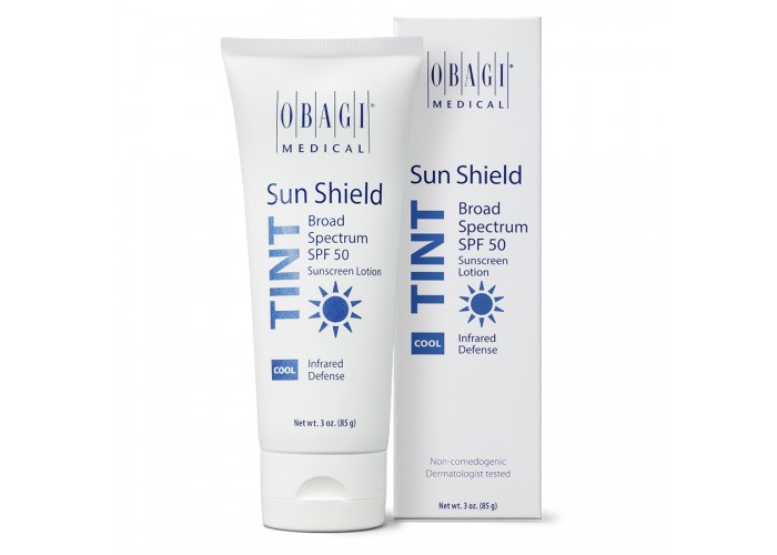 Obagi sunscreens Тонирующий солнцезащитный лосьон широкого спектра защиты SPF 50 с холодным оттенком / Sun Shield Tint Broad Spectrum SPF50 Cool 85 гр