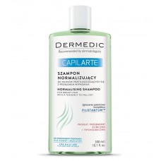 Dermedic CAPILARTE Нормализующий шампунь для жирных волос с проблемой выпадения, 300 мл