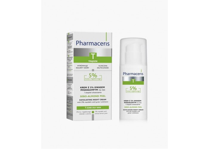 Pharmaceris T Ночной крем-пилинг с 5% миндальной кислотой Sebo-Almond Peel 50 мл
